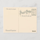 ヴィンテージ・ポルトガル・ポルト、アラブ・ホール、証券取引所 ポストカード (裏面)