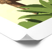 ヴィンテージ ポンパノビーチ フロリダ ポスター (角)