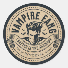 ヴィンテージ ポーション ラベル ヴァンパイアの牙 ハロウィン デコレーション