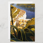 ヴィンテージ ポートフィーノ イタリア 便箋 (正面/裏面)