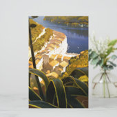 ヴィンテージ ポートフィーノ イタリア 便箋 (スタンド正面)