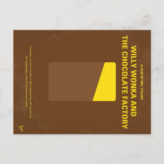 ヴィンテージ・マイ・ウィリー・ウォンカとチョコレート工場 案内ポストカード