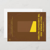 ヴィンテージ・マイ・ウィリー・ウォンカとチョコレート工場 案内ポストカード (正面/裏面)