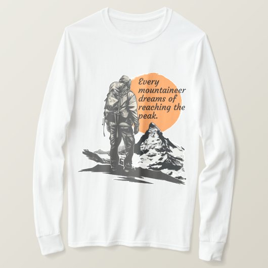 ヴィンテージ・マウンテニア・ロングスリーブTシャツ Tシャツ (デザイン正面)
