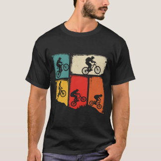 ヴィンテージ・マウンテンバイク・シルエットTシャツ Tシャツ