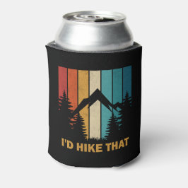 ヴィンテージ マウンテン ハイキング I'd Hike That アドベンチャー 缶クーラー