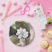 ヴィンテージ マグノリア サザン ガーデン バースデー パーティー ペーパープレート (パーティー)