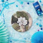 ヴィンテージ マグノリア サザン ガーデン バースデー パーティ ペーパープレート (パーティー)