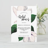 ヴィンテージ·マグノリア·ブライダル·シャワーの招待 招待状 (スタンド正面)