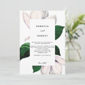 ヴィンテージ マグノリア 婚約パーティー 招待状 (スタンド正面)