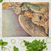 ヴィンテージ マザーグース 子どもたち ジェシー ウィルコックス スミス キッチンタオル (折り畳み)