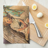 ヴィンテージ マザーグース 子どもたち ジェシー ウィルコックス スミス キッチンタオル (四つ折り)