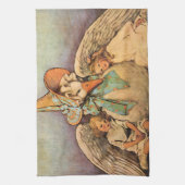 ヴィンテージ マザーグース 子どもたち ジェシー ウィルコックス スミス キッチンタオル (縦)