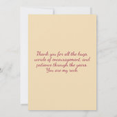 ヴィンテージ　マザーズデイ　コラージュ カード (裏面)