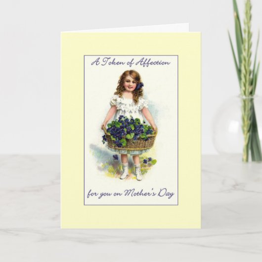 ヴィンテージ·マザーズ·デイ·カード カード (正面)