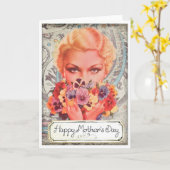 ヴィンテージ・マザーズ・デー・グリーティング・カード カード (黄色い花)