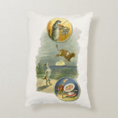 ヴィンテージ・マザー・グース・ナースリーライム ヘイ・ディドル・ディドル アクセントクッション (裏面(縦))