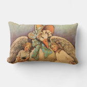 ヴィンテージ・マザー・グース 子どもたち ジェシー・ウィルコックス・スミス ランバークッション (正面)