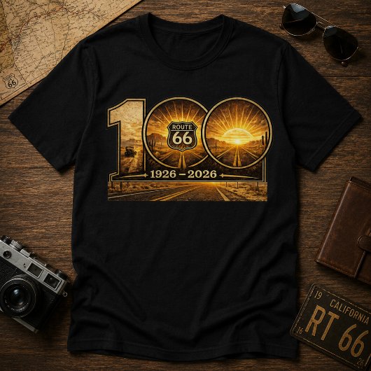 ヴィンテージ・マザー・ロード 1926–2026 レトロ・アメリカーナ Tシャツ