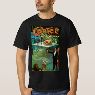 ヴィンテージ マジック ポスター カーター・ザ・ミステリアス Tシャツ