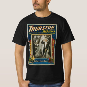 ヴィンテージ マジック ポスター サーストン グレート マジシャン Tシャツ