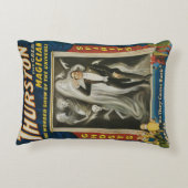 ヴィンテージ・マジック・ポスター、サーストン、偉大なる魔術師 アクセントクッション (裏面)