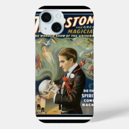 ヴィンテージ・マジック・ポスター、サーストン、偉大なる魔術師 iPhone 15ケース