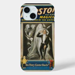 ヴィンテージ・マジック・ポスター、サーストン、偉大な魔術師 iPhone 15ケース
