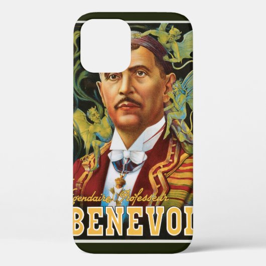 ヴィンテージ・マジック・ポスター、伝説の教授ベネヴォル Case-Mate iPhoneケース (裏面)