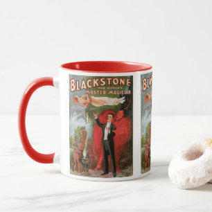 ヴィンテージ・マジック・ポスター、偉大なブラックストーン・マジシャン マグカップ