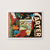 ヴィンテージ・マジック・ポスター、偉大なマジシャン・カーター ジグソーパズル (横)