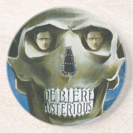 ヴィンテージ・マジック・ポスター、神秘のデ・ビエール コースター (正面)