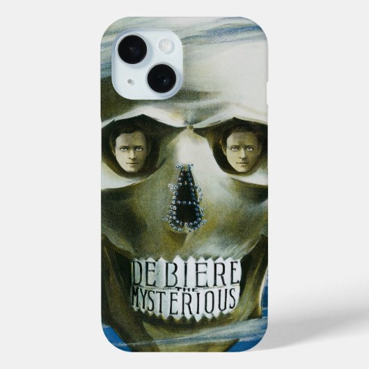 ヴィンテージ・マジック・ポスター、神秘のデ・ビエール Case-Mate iPhoneケース (裏面)
