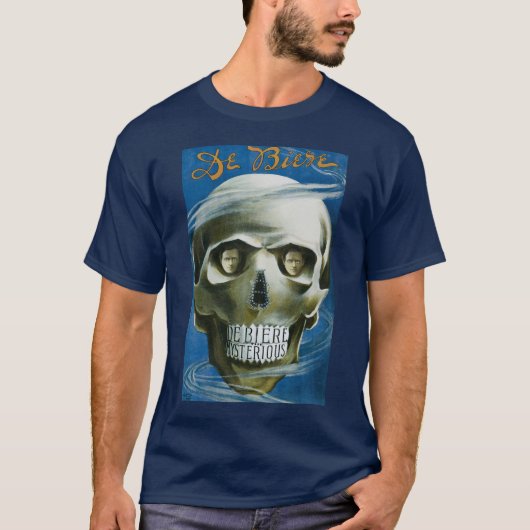 ヴィンテージ・マジック・ポスター、謎のデ・ビエール Tシャツ (正面)