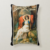 ヴィンテージ・マジック・ポスター、魔術師フレデリック・バンクロフト アクセントクッション (正面(垂直))