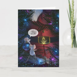 ヴィンテージ·マソニック·サユニークンタクロース·クリスマス シーズンカード