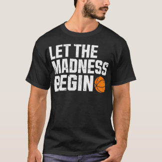 ヴィンテージ・マッド・マーチ・フープ・バスケ好きチーム Tシャツ