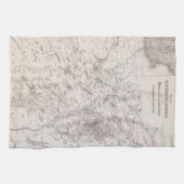 ヴィンテージ·マップ·オブ·ザ·アディロンダックス·ニューヨーク キッチンタオル (横)