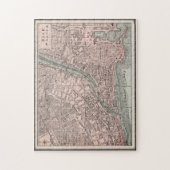 ヴィンテージ·マップ·オブ·ニース·フランス(1901) ジグソーパズル (縦)