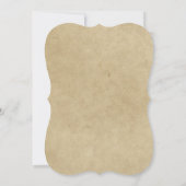 ヴィンテージ マップ デスティネーション ウェディング インビテーション (裏面)