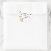 ヴィンテージ マップ ハート フェイバー スティッカー スクエアシール (バッグ)