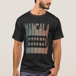 ヴィンテージ マンカラ プレイヤー レトロ マンカラ ゲーム Tシャツ