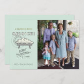 ヴィンテージ・マンジャーの宗教写真クリスマスカード シーズンカード (正面/裏面)