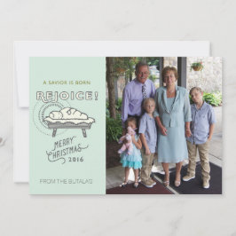 ヴィンテージ・マンジャーの宗教写真クリスマスカード シーズンカード