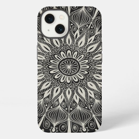 "ヴィンテージ・マンダラ" iPhone7ケース iPhoneケース (裏面)