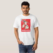 ヴィンテージ・マンチェスター旅行ポスター Tシャツ (正面フル)
