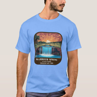 ヴィンテージ・マンモス・スプリング州立公園 アーカンソー州立公園 Tシャツ