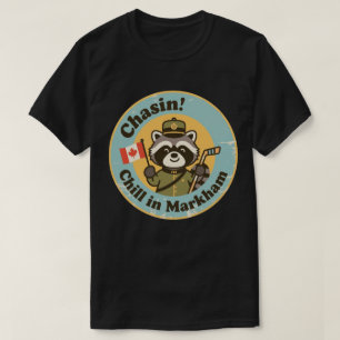 ヴィンテージ マーカム オンタリオ州 リラックス アライグマ Tシャツ