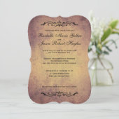 ヴィンテージ マーキス ウェディング インビテーション (スタンド正面)