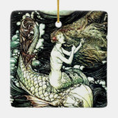 ヴィンテージ・マーメイド・ミッドサマー・ナイト・ドリーム セラミックオーナメント (裏面)